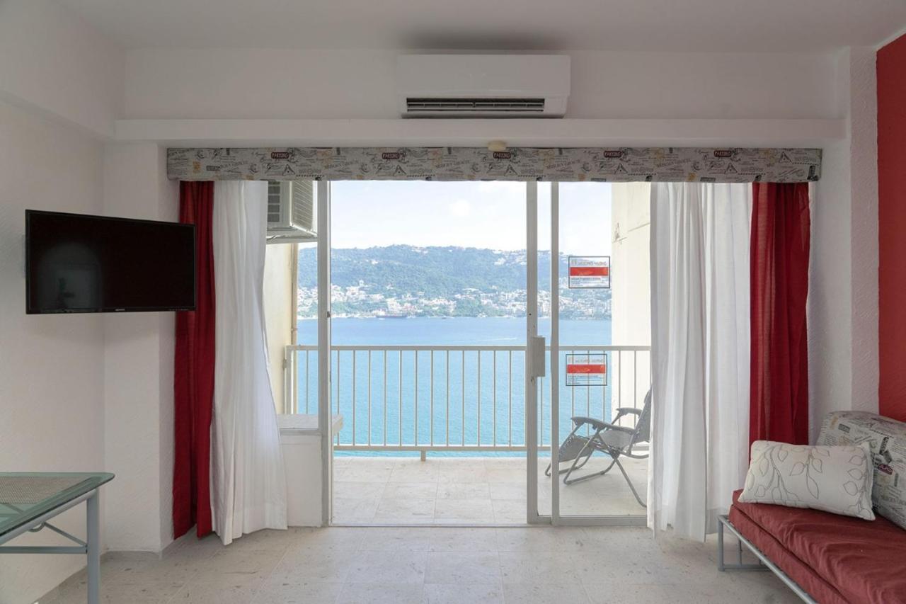Suite Frente Al Mar En Torres Gemelas Acapulco Eksteriør bilde