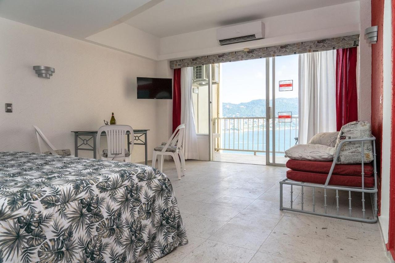 Suite Frente Al Mar En Torres Gemelas Acapulco Eksteriør bilde