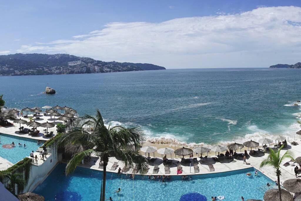 Suite Frente Al Mar En Torres Gemelas Acapulco Eksteriør bilde