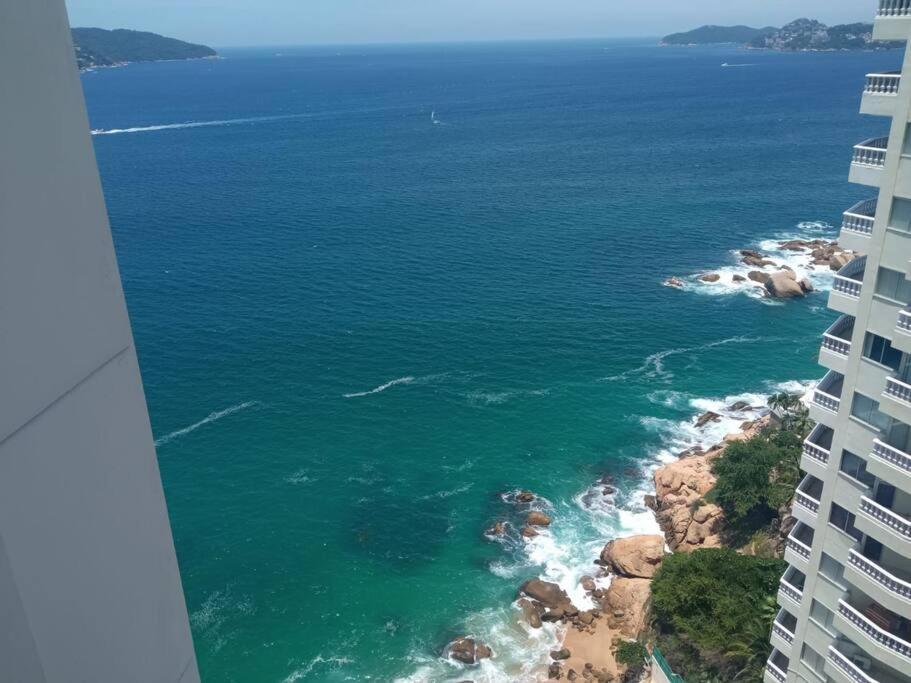 Suite Frente Al Mar En Torres Gemelas Acapulco Eksteriør bilde