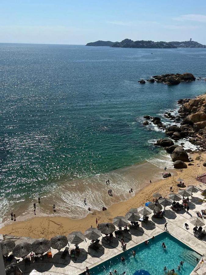 Suite Frente Al Mar En Torres Gemelas Acapulco Eksteriør bilde